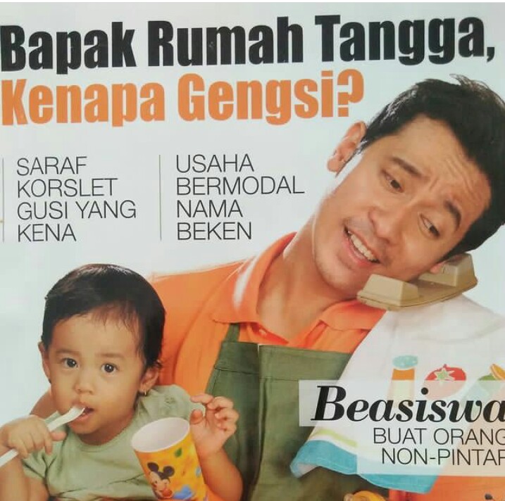 BAPAK RUMAH TANGGA, KENAPA GENGSI ? / INTISARI DESEMBER 2011